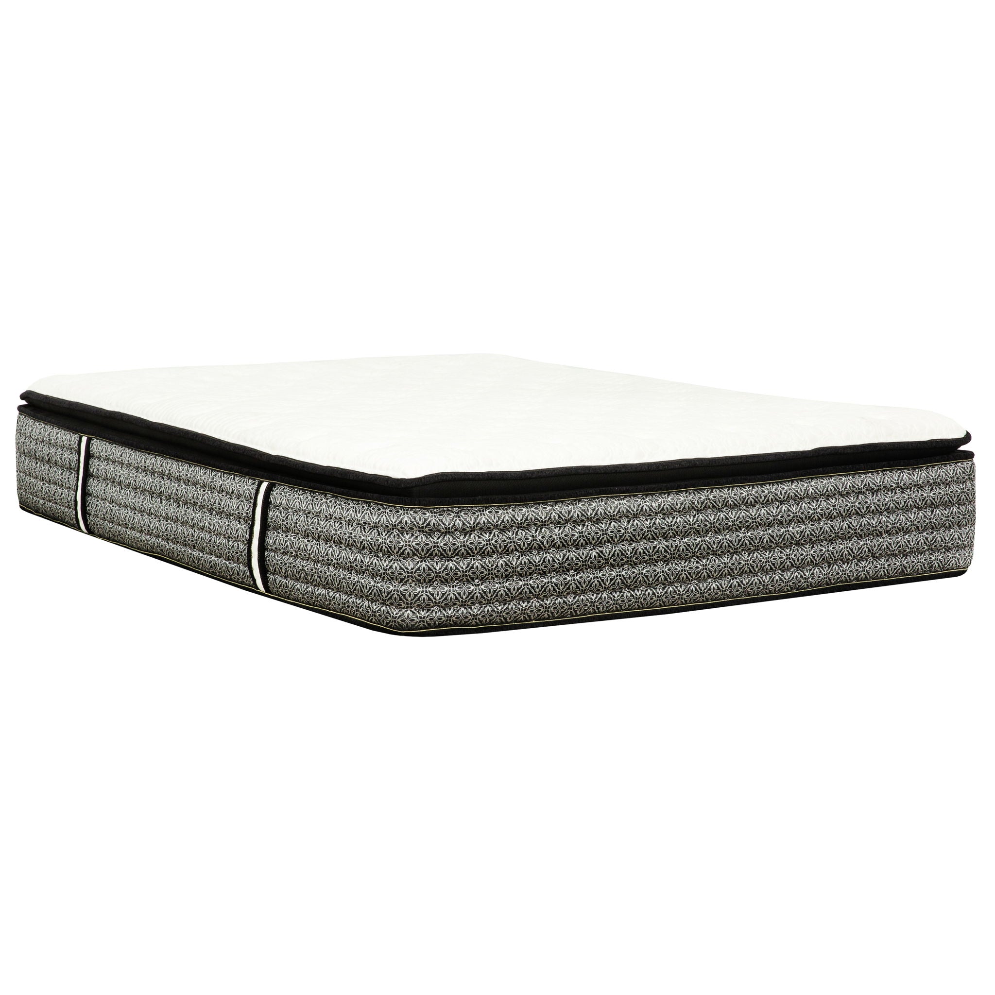 14" Premium Pocket Coil Hybrid Mattress With Gel Memory Foam, Super Plush - Gray / White - King