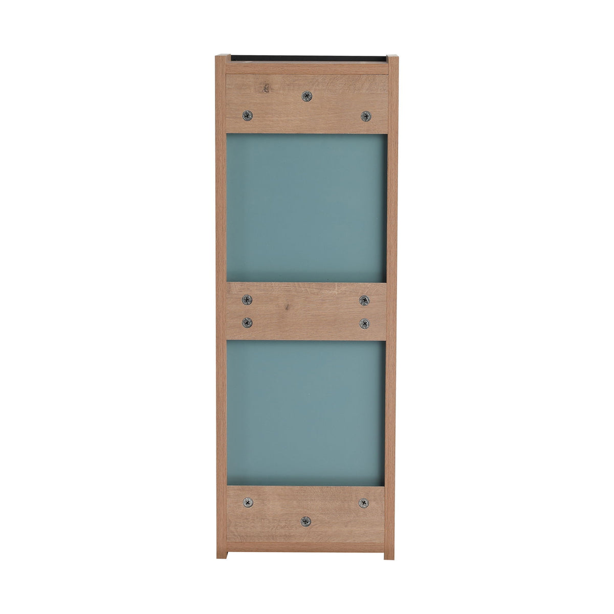 10" Bathroom Wall Mirror Cabinet With Door, Adjustable Shelf - Imitative Oak