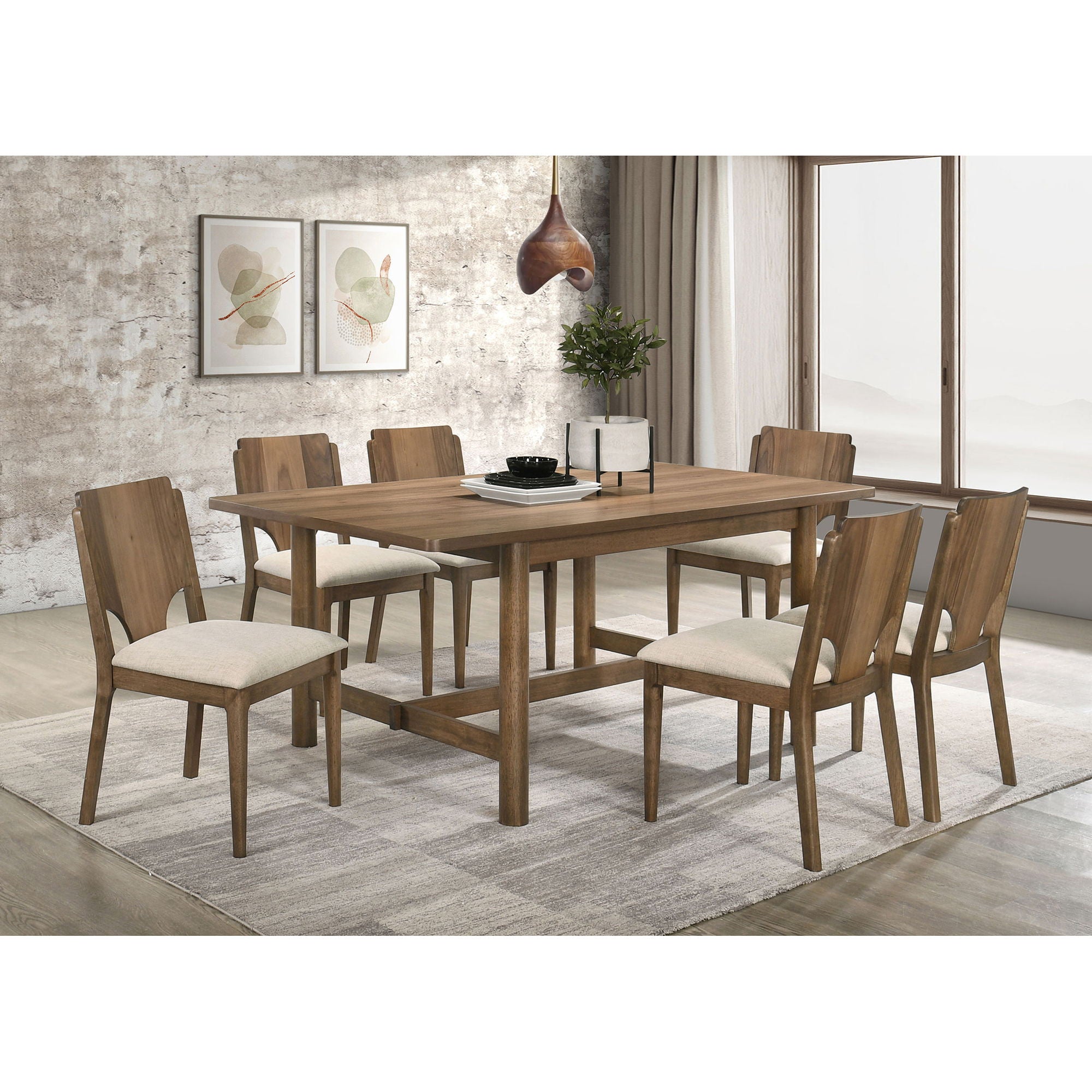 Graham - Upholstered Dining Side Chair (Set of 2) - Walnut