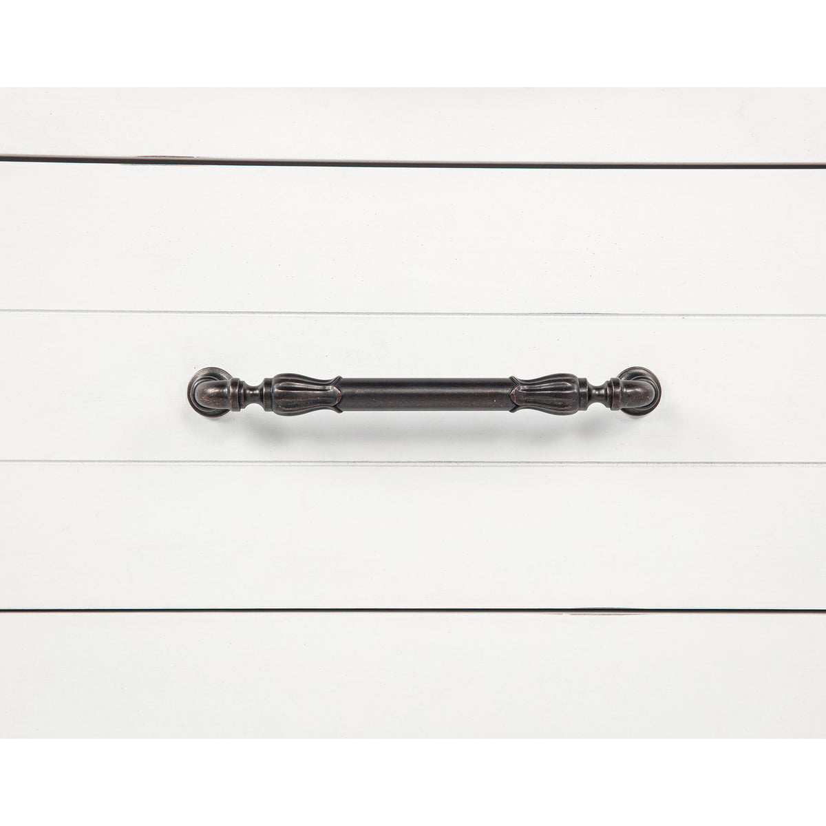 2 Drawer Nightstand With Dual USB Charging Ports - Vintage