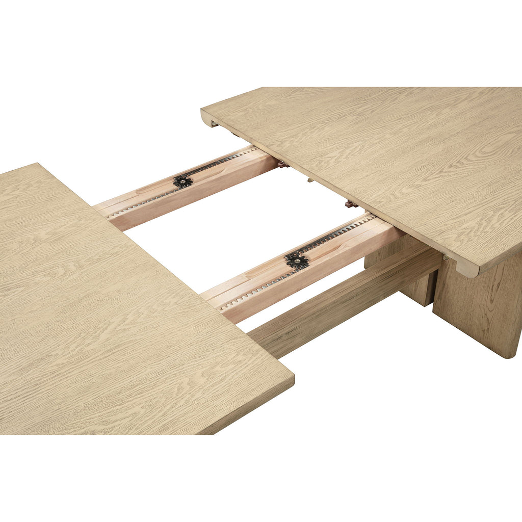 Kimpton - Rectangular Dining Table With Extension Leaf - Beige