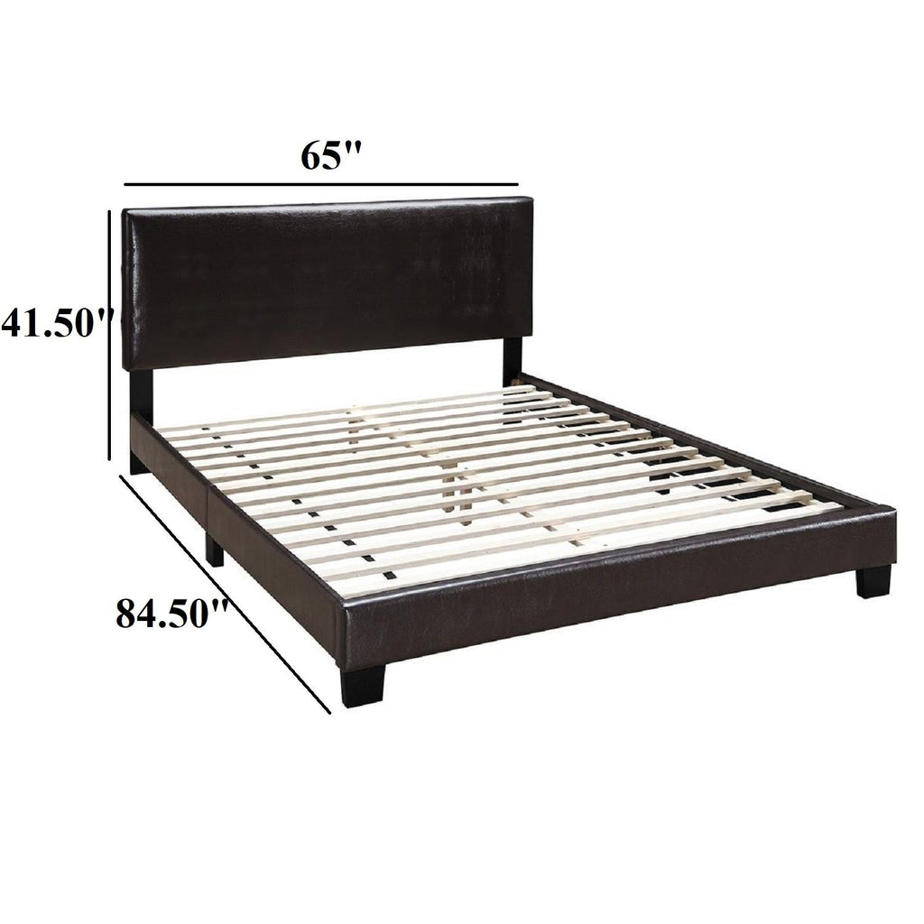 Upholstered Bed With Adjustable Headboard