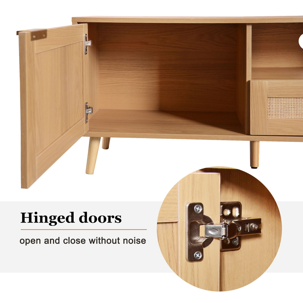 TV Stand, Media Console With Cable Management