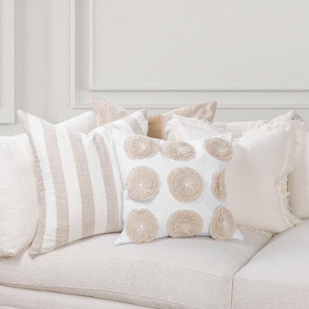 Atwater - Pillow - Ivory / Natural