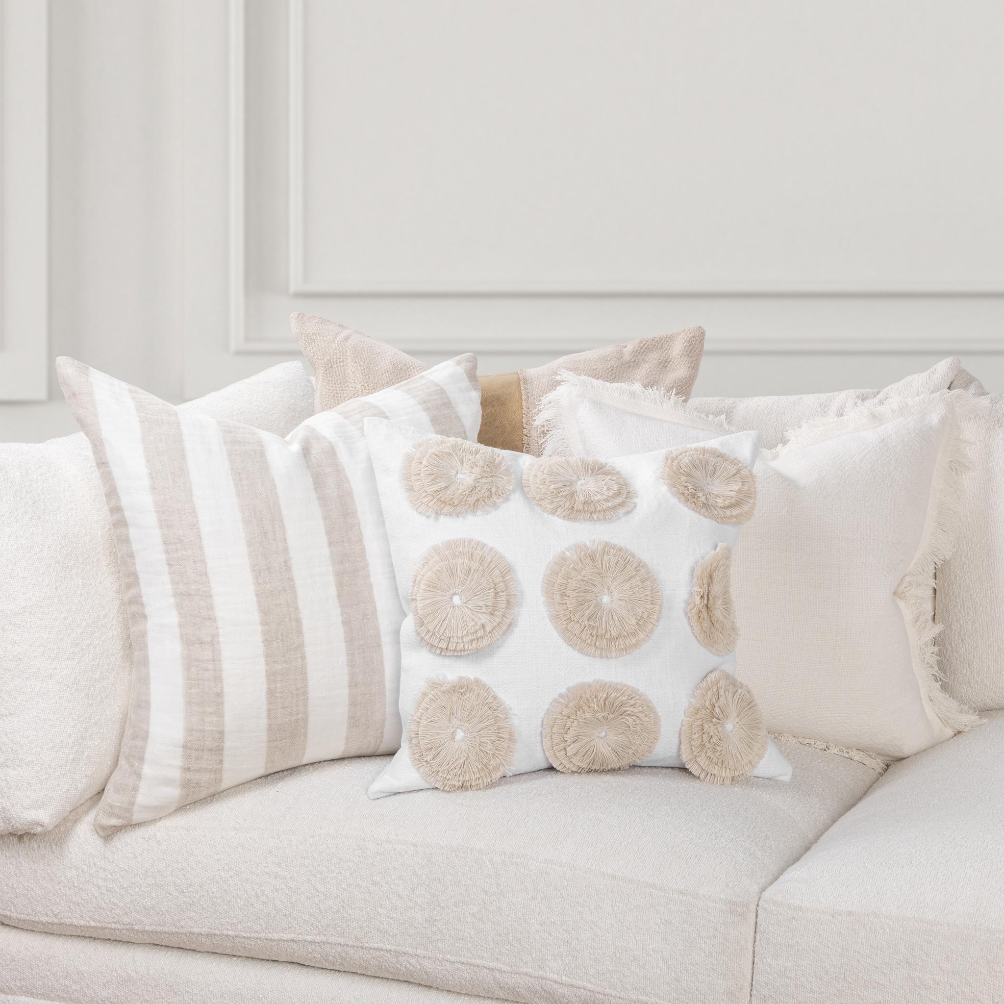 Atwater - Pillow - Ivory / Natural