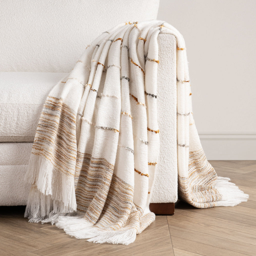 Albedo - TC Albedo Throw - Ivory / Rust