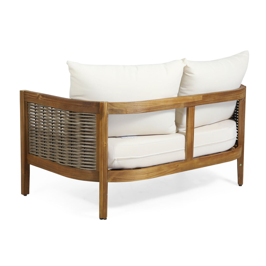 Outdoor Seating Group With Cushions And Coffee Table