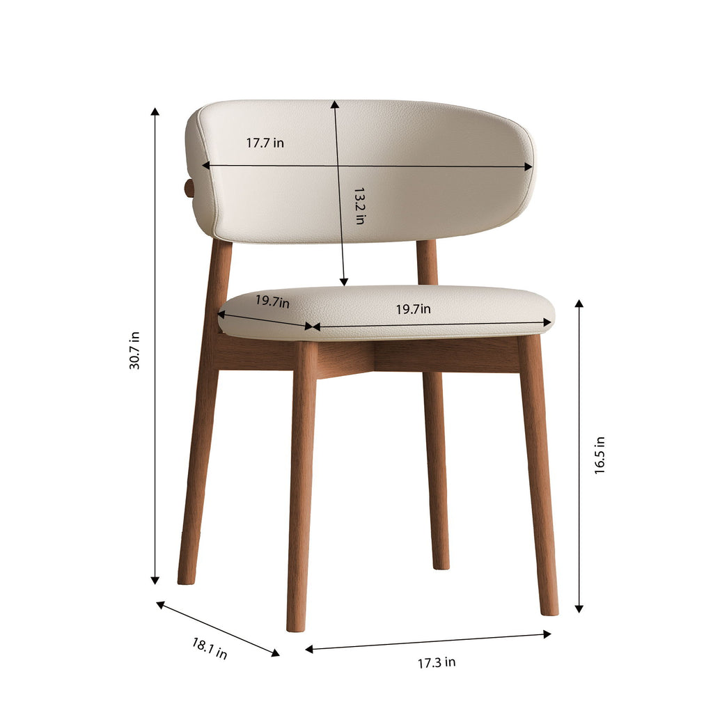 Mid-Century Modern Dining Chair (Set of 2)