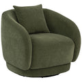 Harlan - Swivel Accent Chair - Green