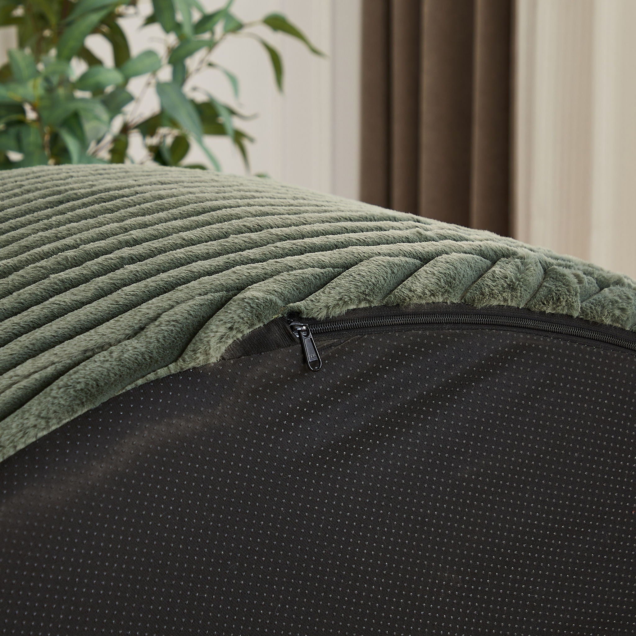 Modern Single Sofa With Backrest Pillow For Living Room