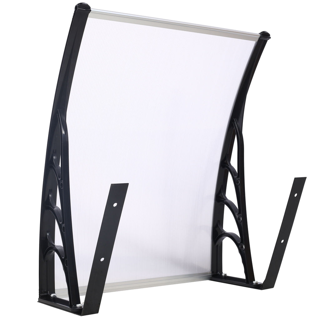Weather Resistant Polycarbonate Canopy Outdoor Shade Cover For Robotic Lawn Mowers - Black