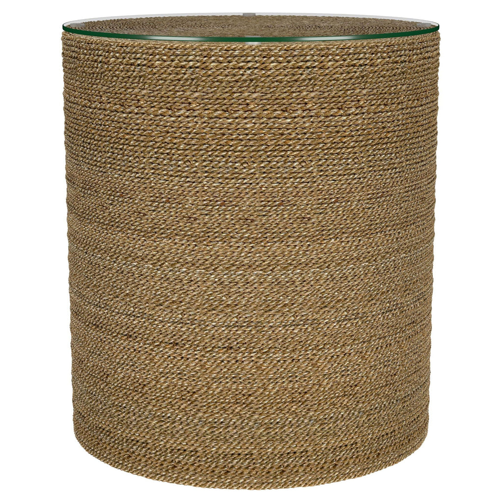 Burma - Round Side Table - Light Brown