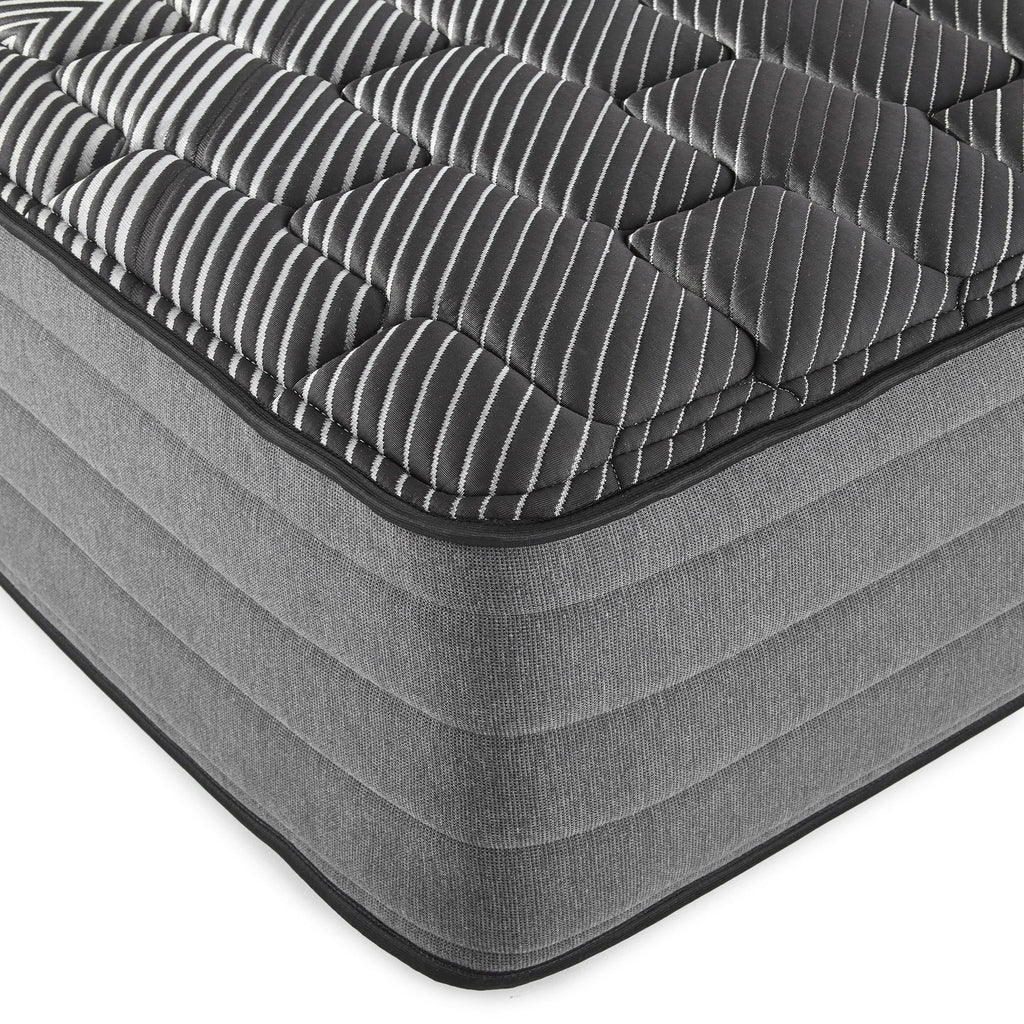 Starrett Black - 14" Euro Top Hybrid Mattress With Copper Gel And Silver Infused Foam - Sleek Black - Twin