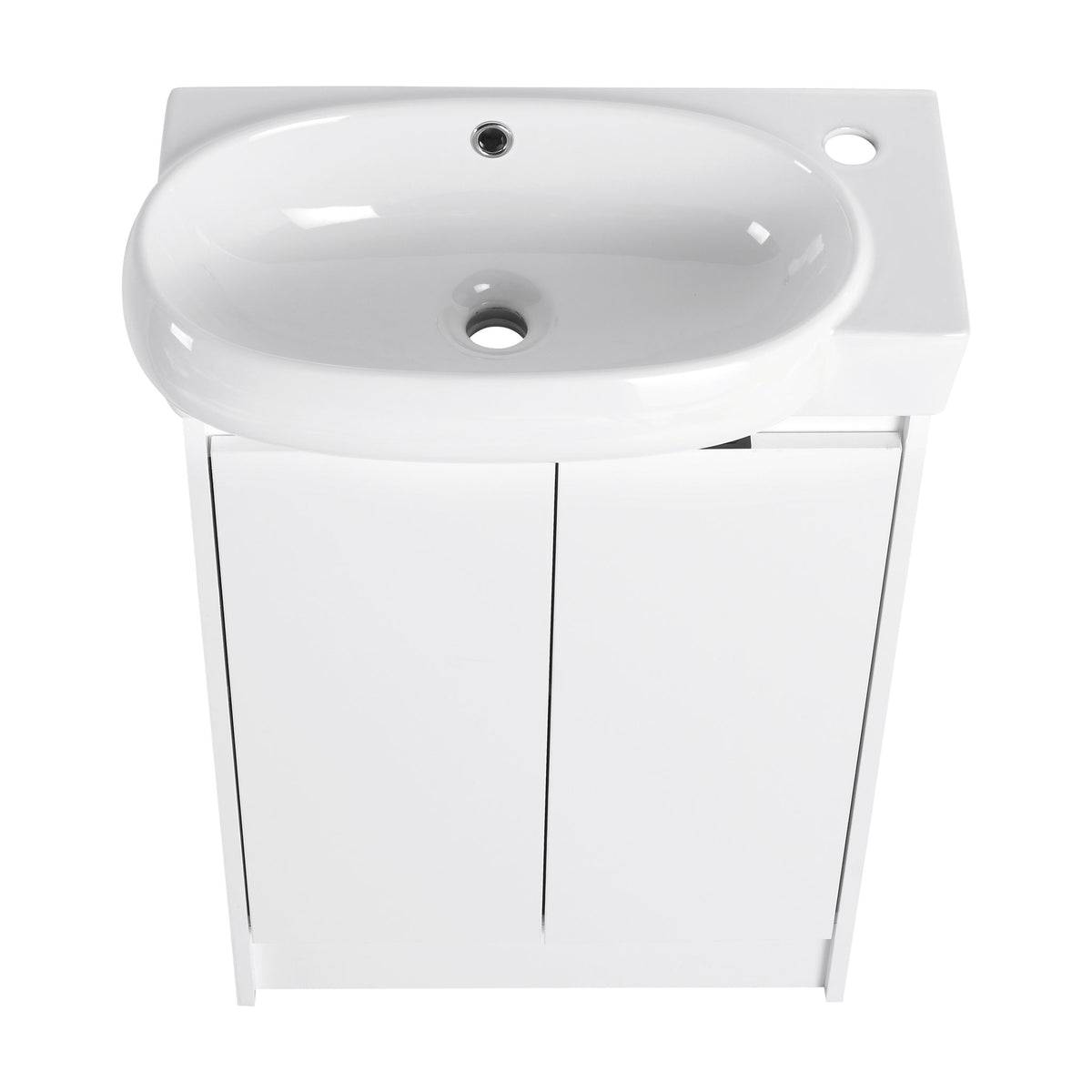 Freestanding Bathroom Vanity & Sink, Soft Close Doors