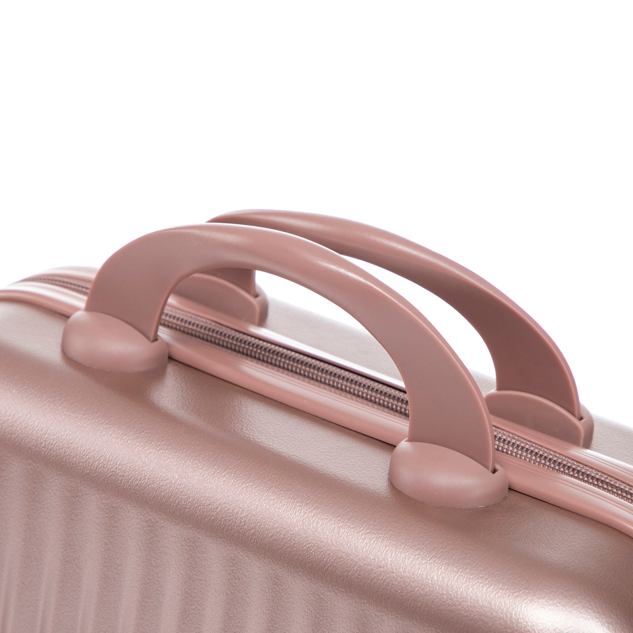 Luggage Set With Cosmetic Case, Combination Lock, Front Opening Design
