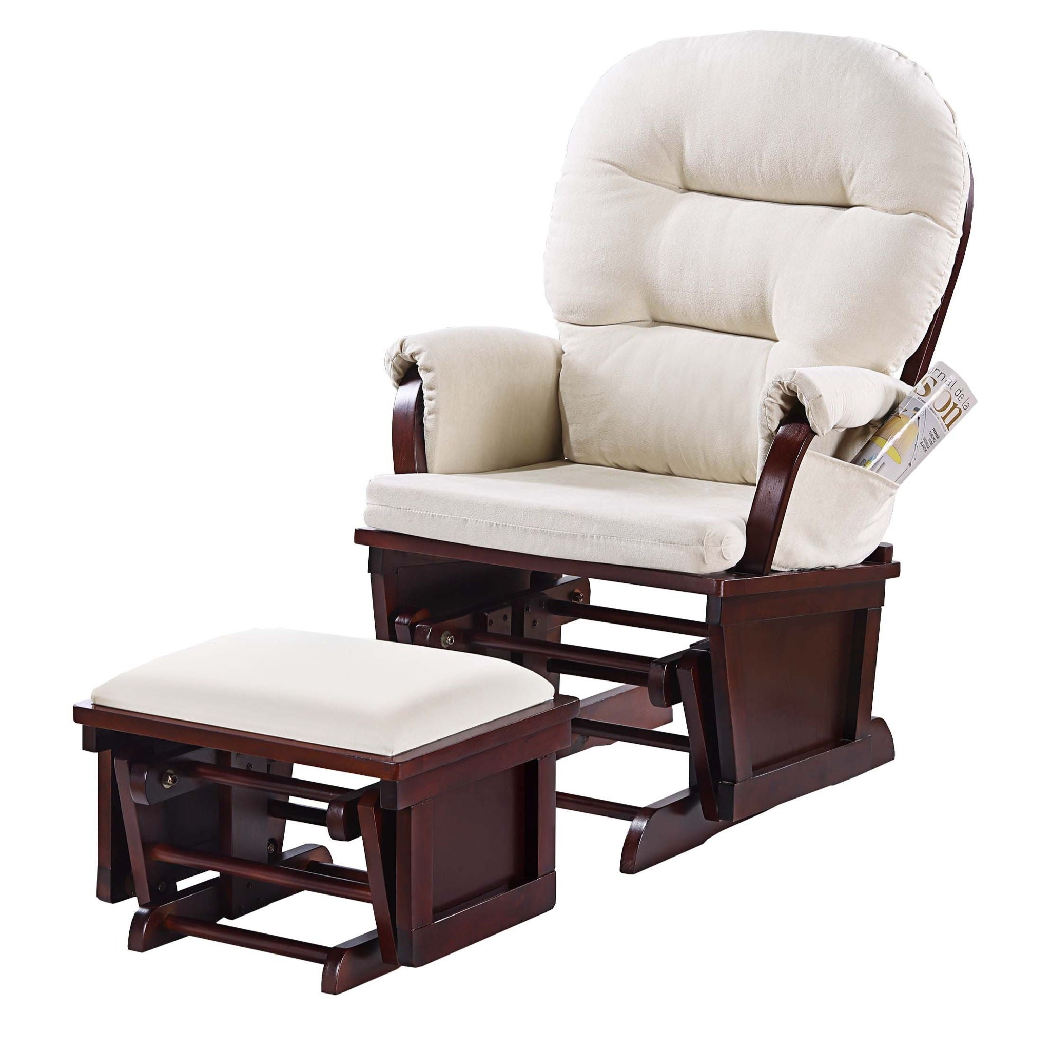 Glider Chair With Ottoman