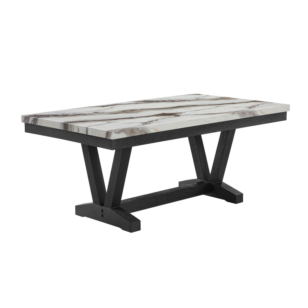 Panda Oceanic - Dining Table And Chairs Set - Black