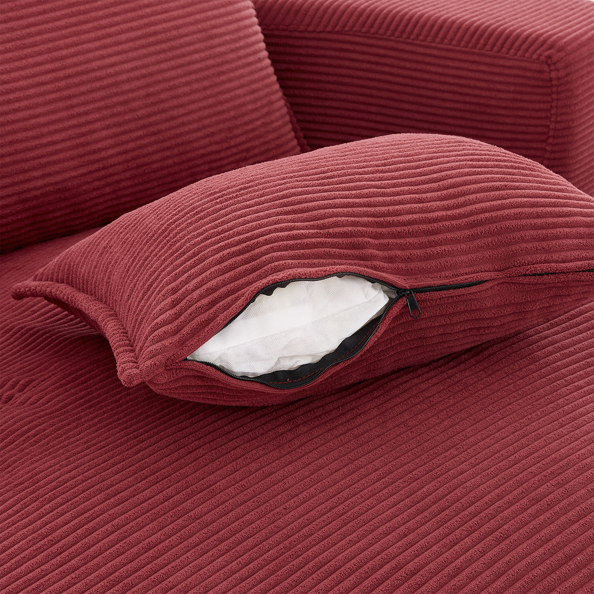 360° Swivel Accent Barrel Chair With Dual Layer Cushion And 3 Removable Pillows