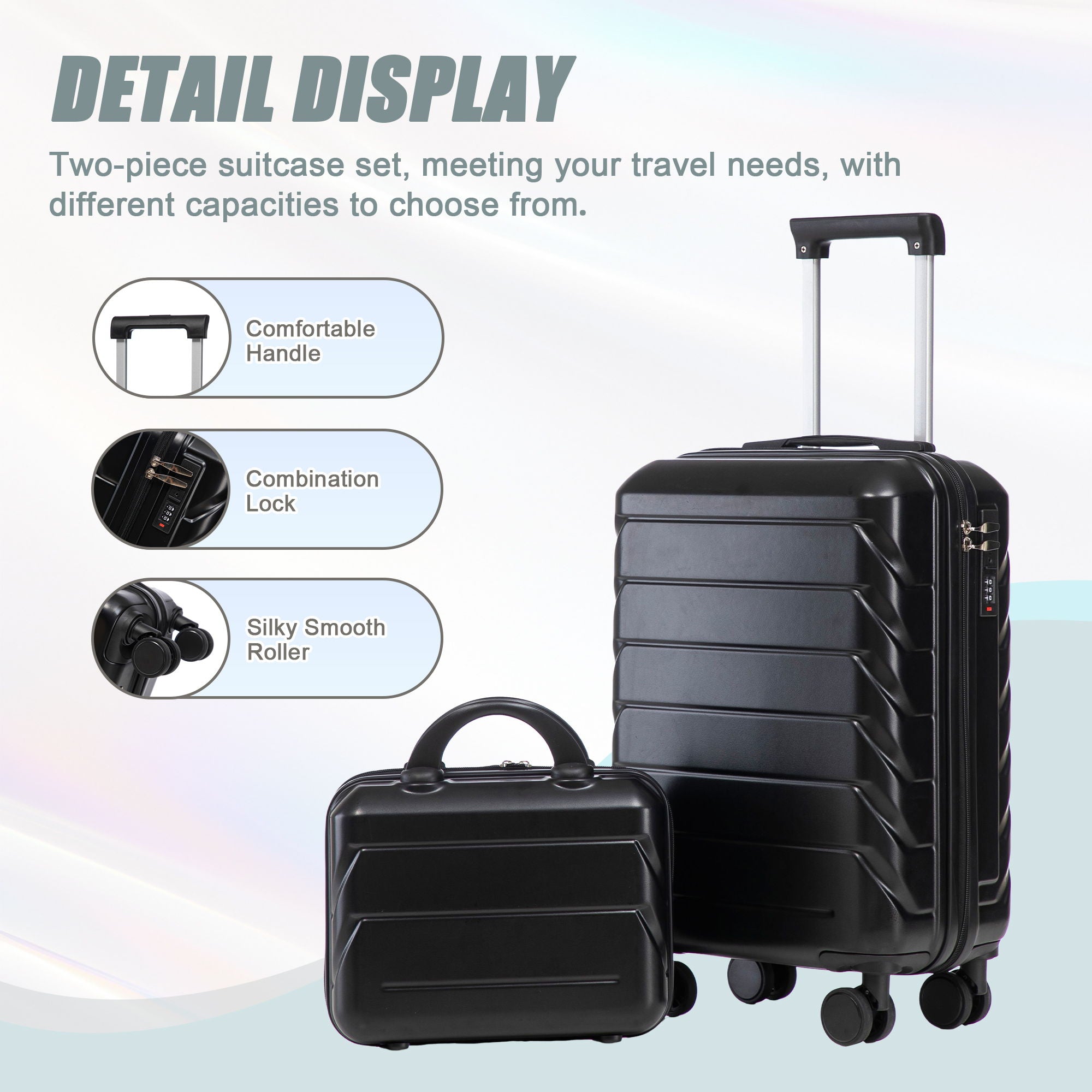 Spinner Luggage Set & Combination Lock