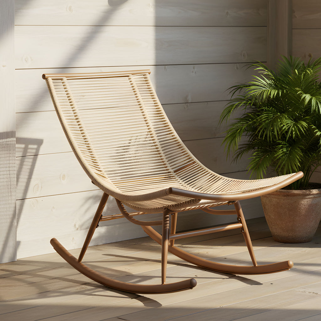 Outdoor Rocking Chair - Beige