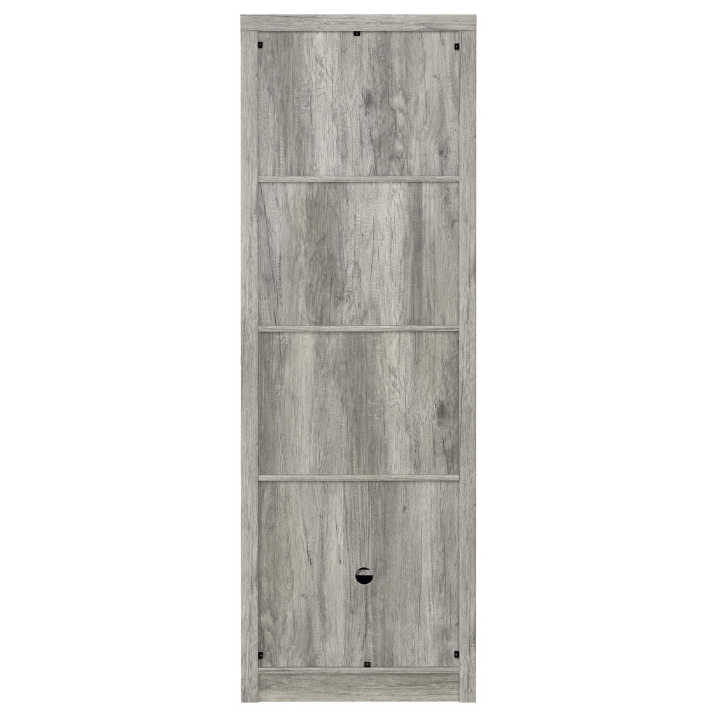 Conifer - 3 Shelf Media Tower - Gray