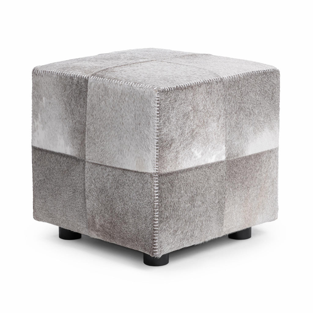 Landyn - Square Ottoman - Sparrow Gray