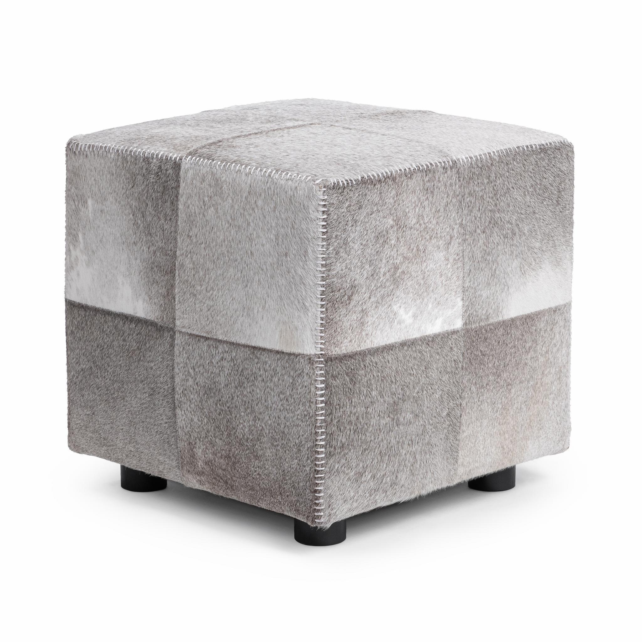 Landyn - Square Ottoman - Sparrow Gray