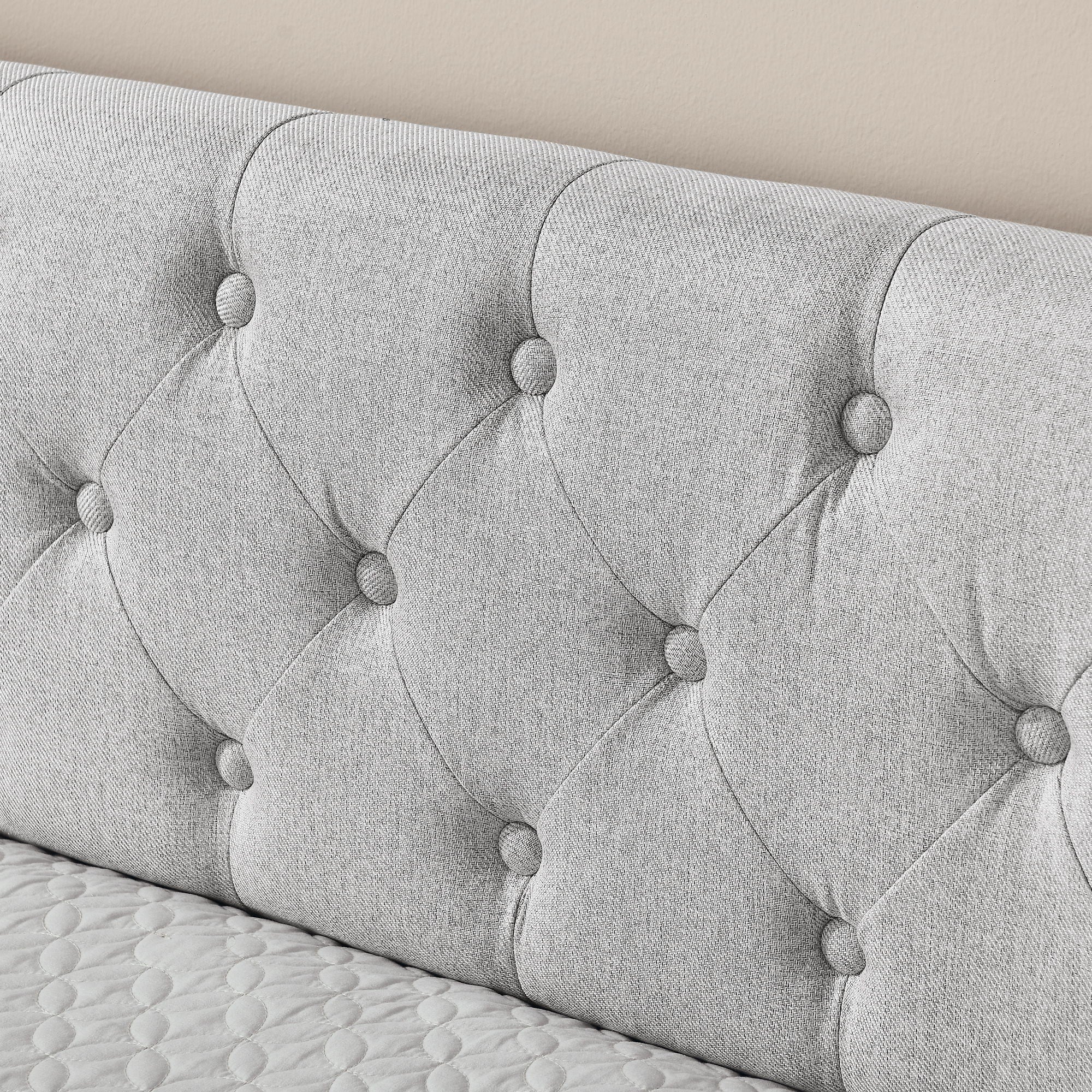 Daybed With Trundle And Storage Drawers, Flat Arms With Pocket