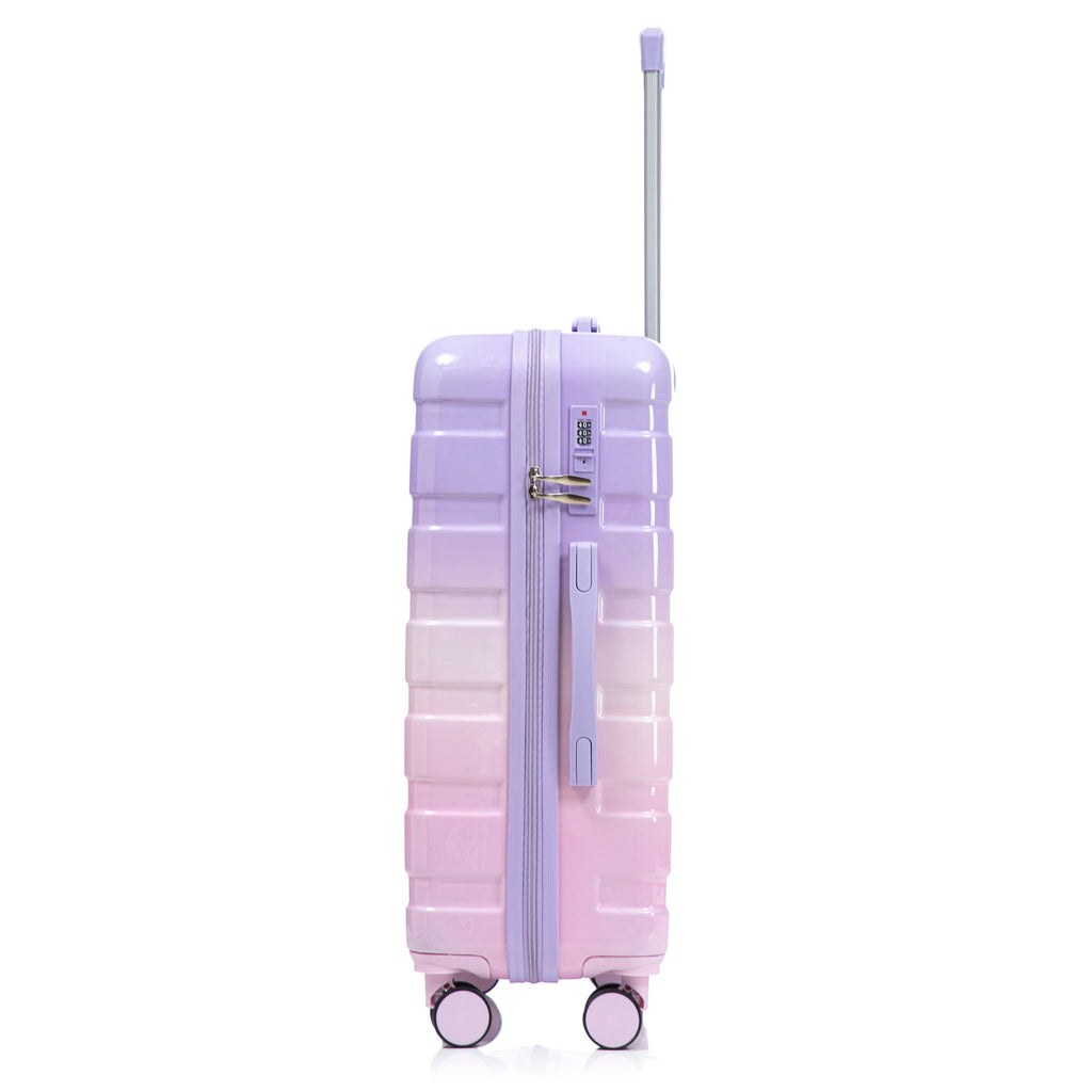 Luggage Set 20" /24" /28" With Combination Lock And Silent Wheels