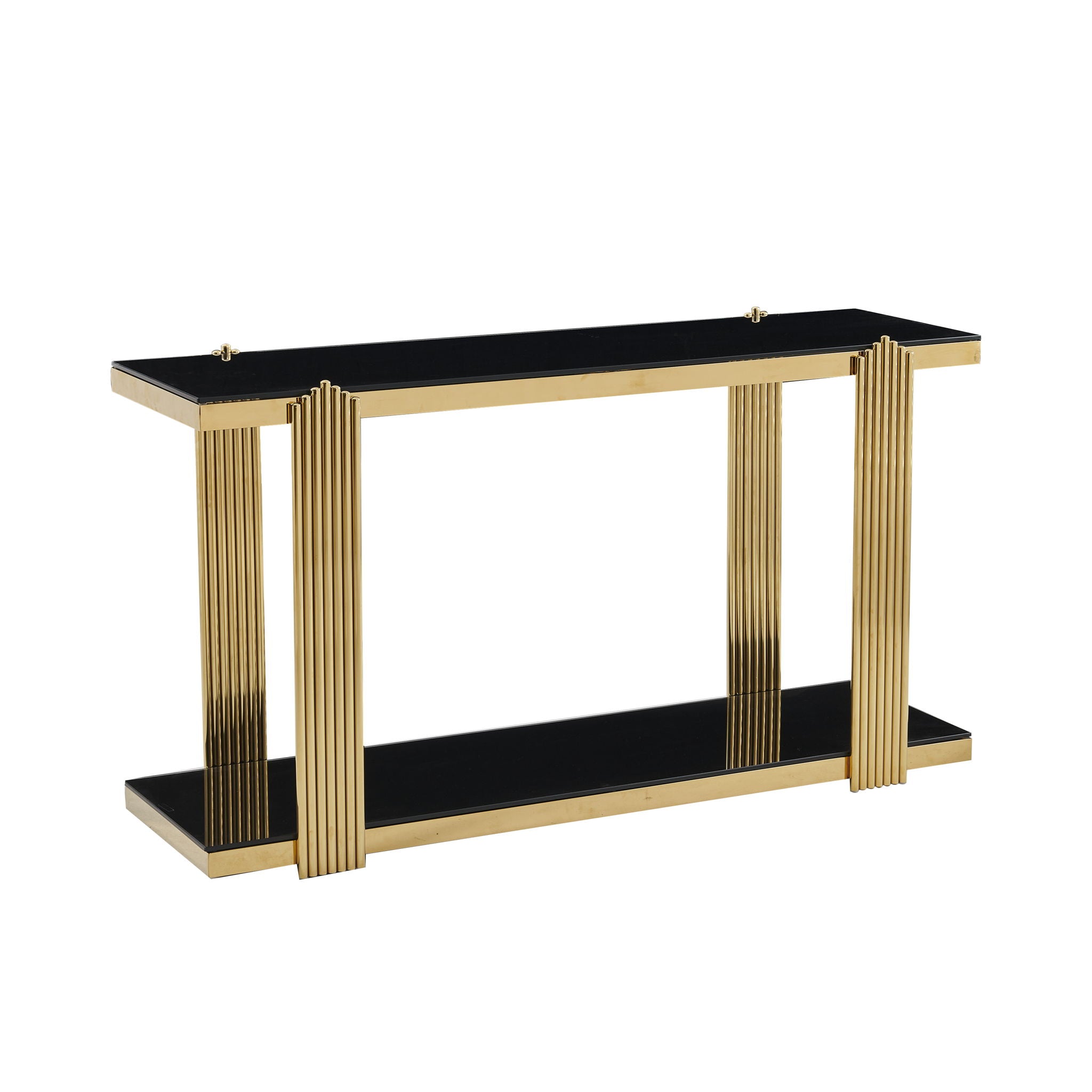 Console Table With Double Tier Storage