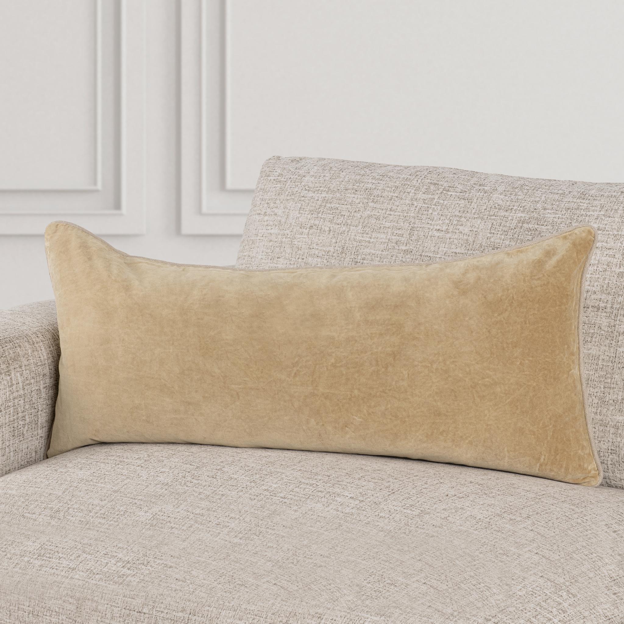 Heirloom Velvet - SLD Pillow - Wheat