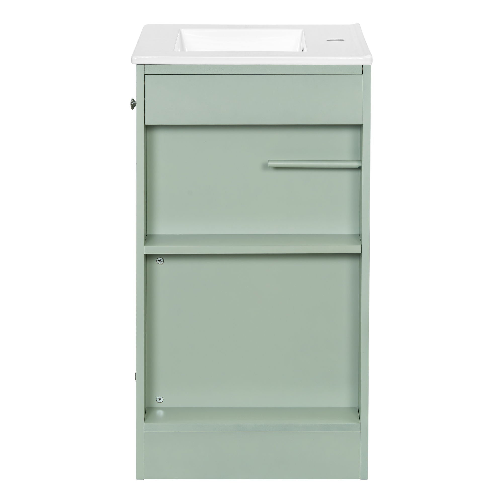 Modern Freestanding Bathroom Vanity With Sink, Soft-Close Drawer, Towel Bar