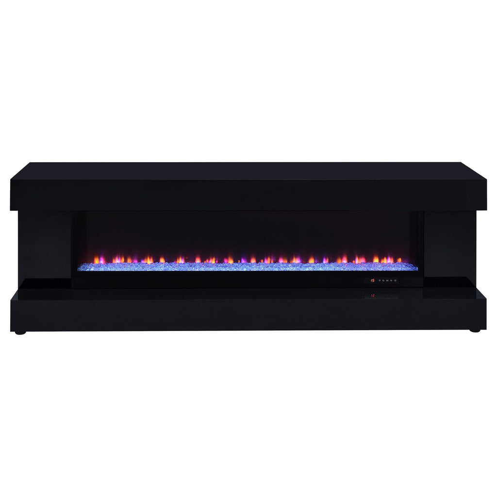 TV Stand Fireplace Console With Bluetooth Speaker