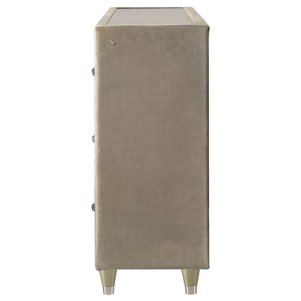Mika - 8 Drawer LED Fireplace Dresser