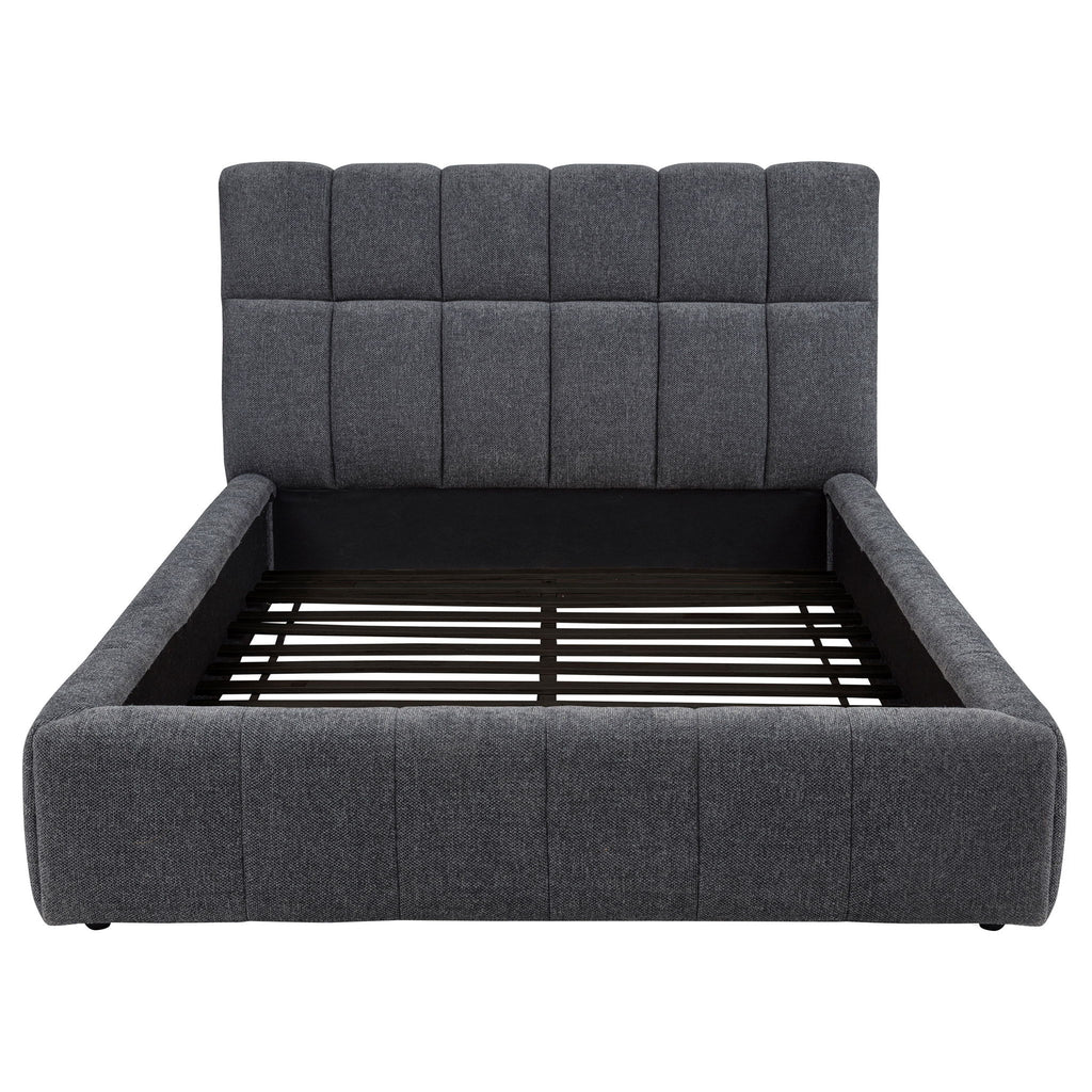 Branson - Platform Bed With Tufted Headboard