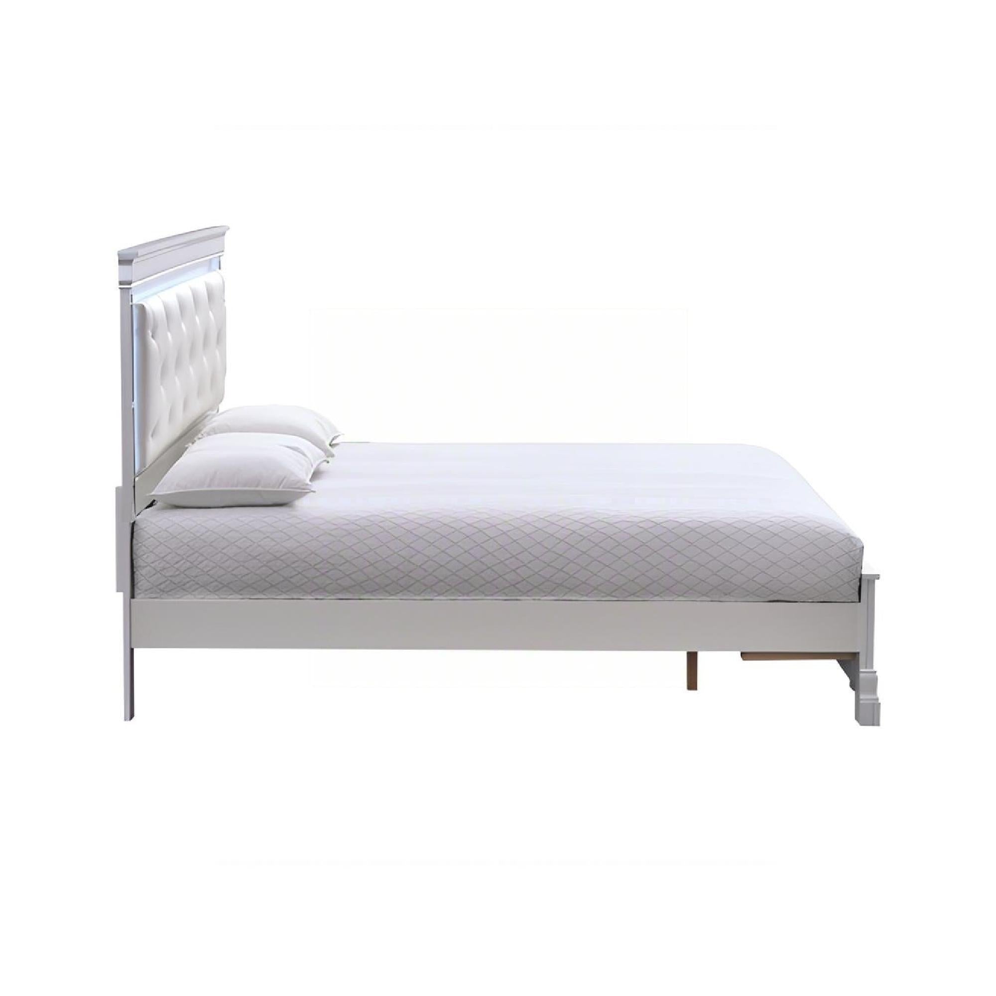 Verona - Bed With LED Accent Lighting, 2 Drawers