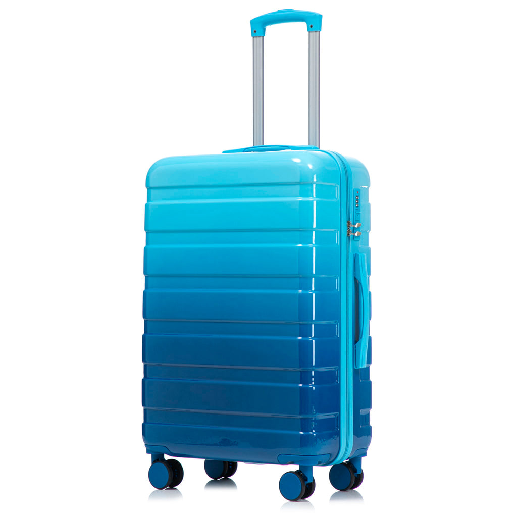 Luggage Set 20" /24" /28" With Combination Lock And Silent Wheels