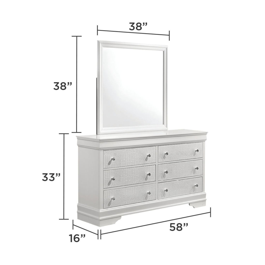 Blaze - Modern 6 Drawer Dresser