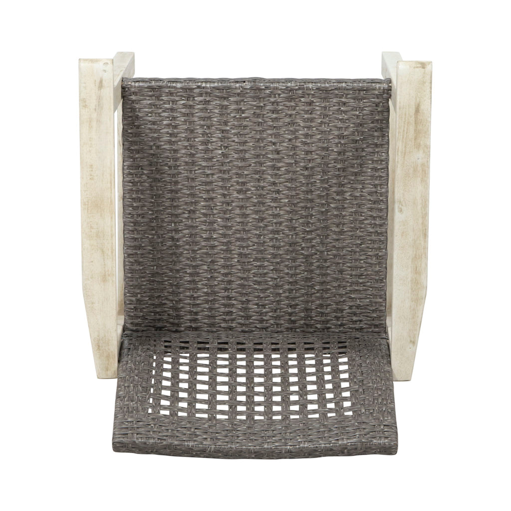 Outdoor Dining Chair Acacia Wood Frame (Set of 2)