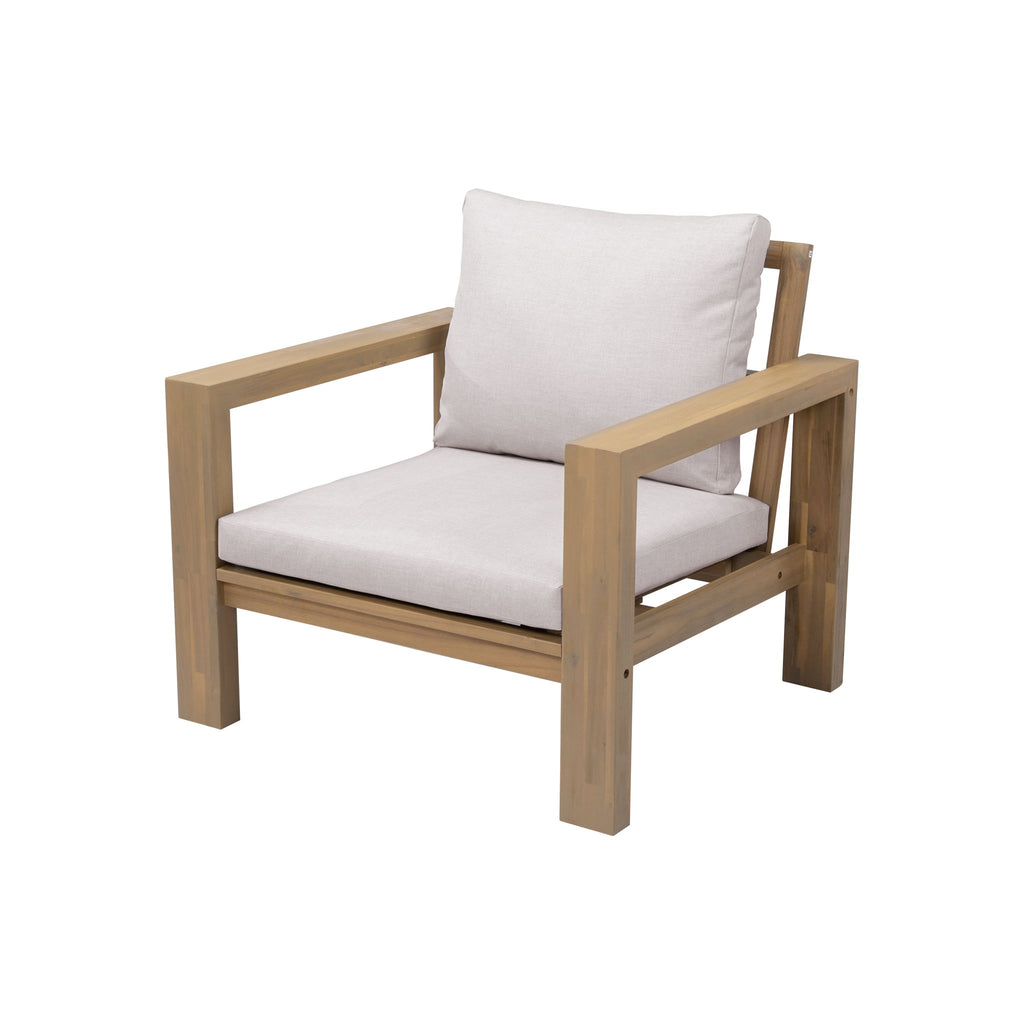 Stylish Outdoor Chair Set With Cushions For Garden (Set of 2)