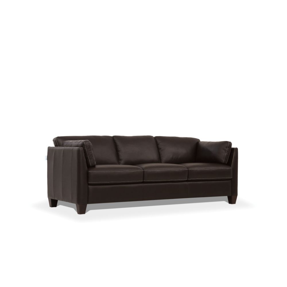 Matias - Sofa - Chocolate Leather