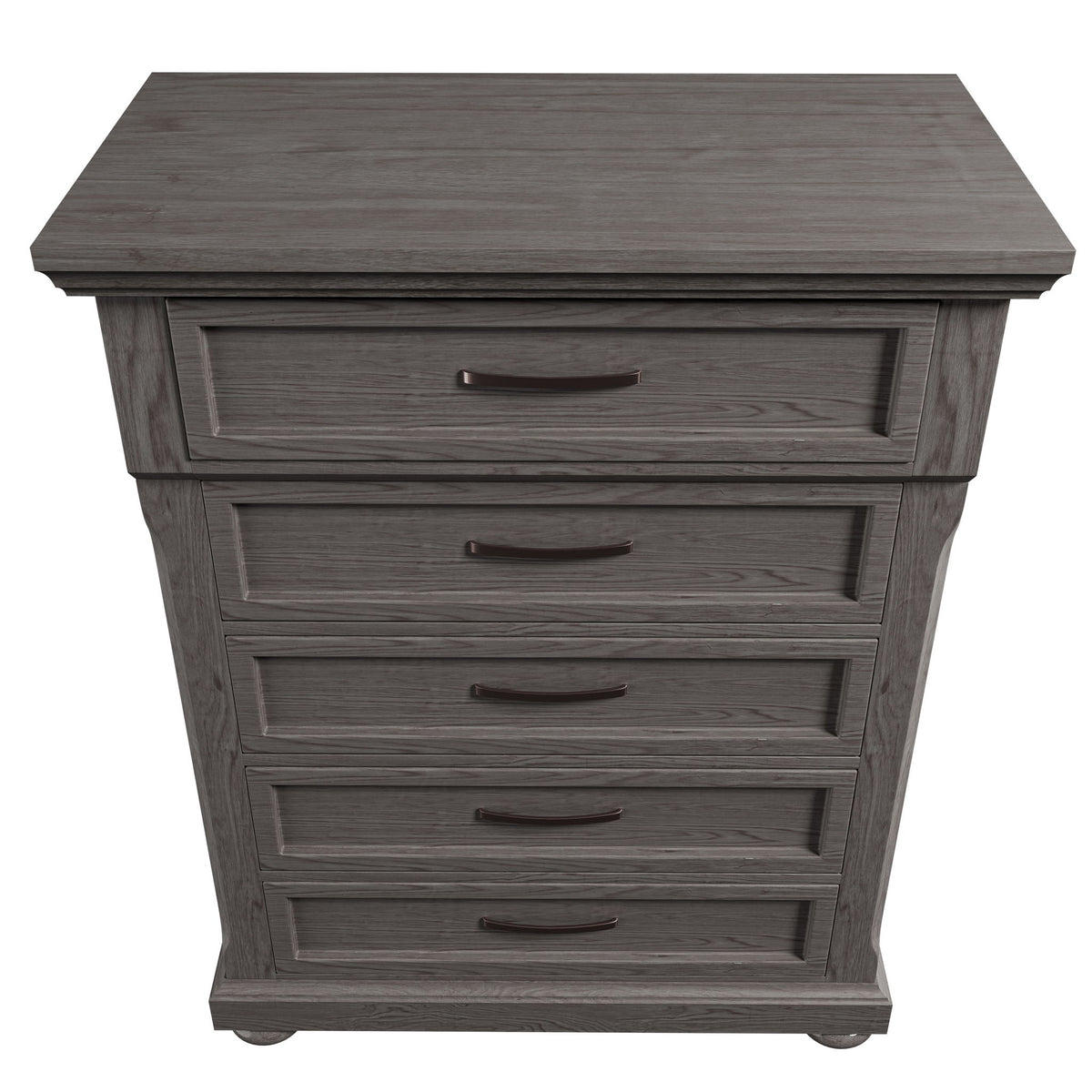 1 Piece Chest With Unique Legs - Antique Gray