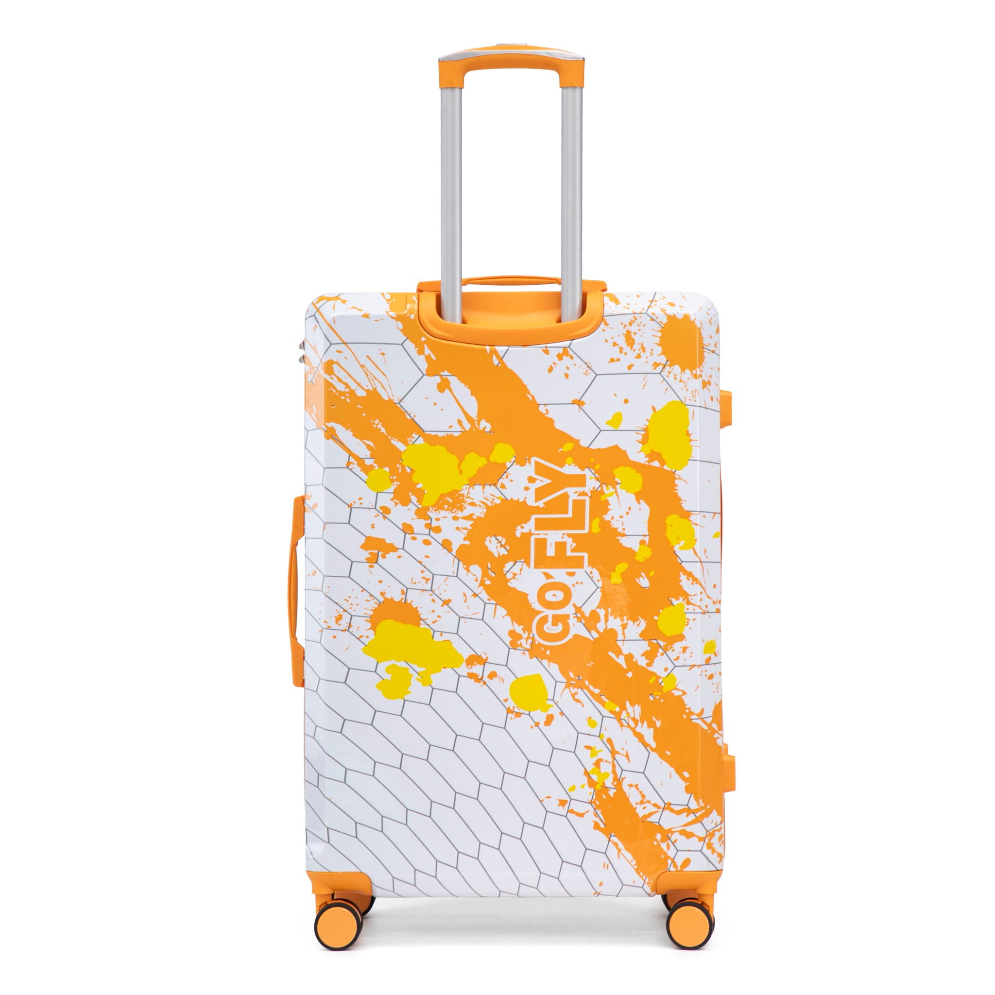 Luggage With Printed Pattern, Combination Lock