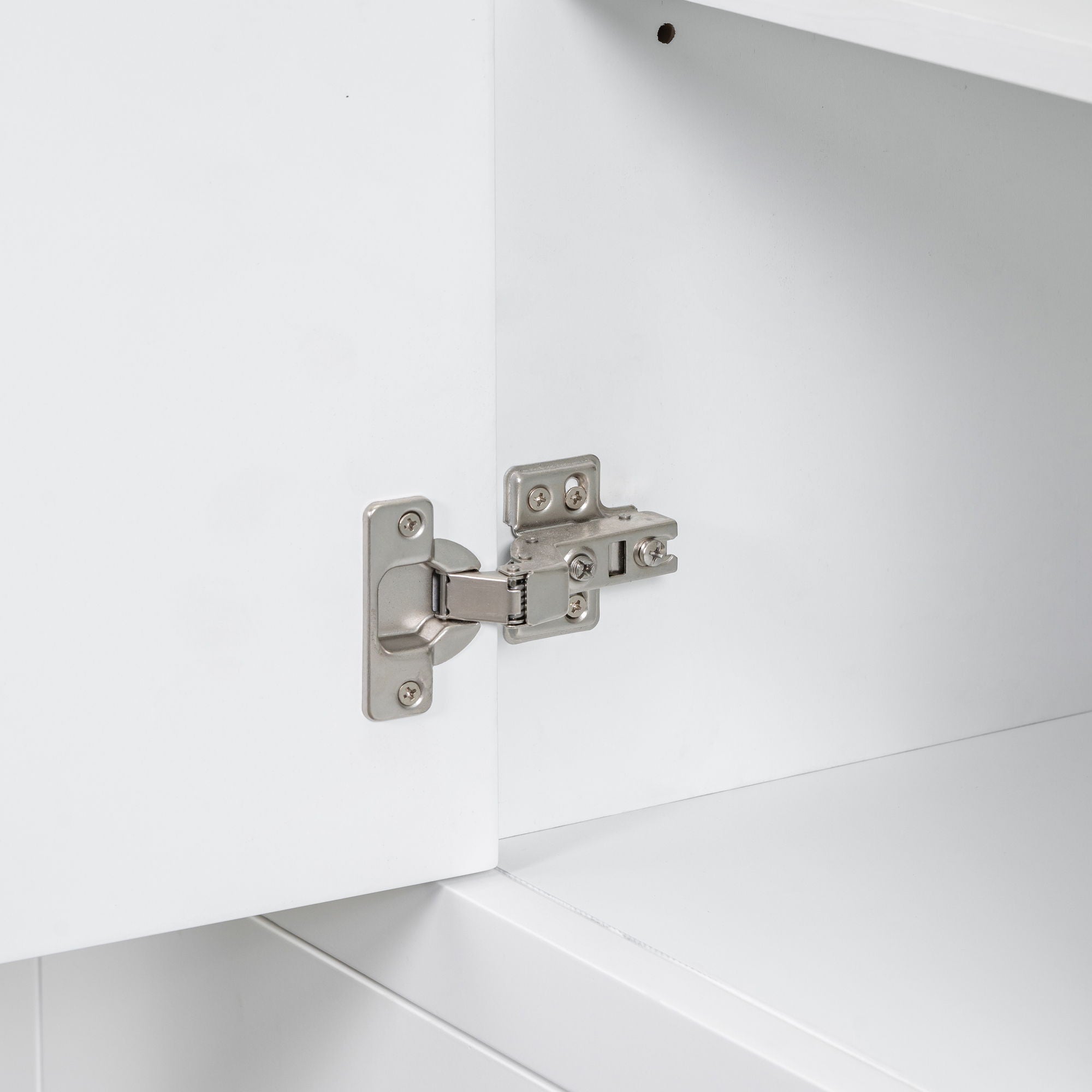 Modern Bathroom Vanity Base Only, 6 Drawer Storage With Adjustable Shelf
