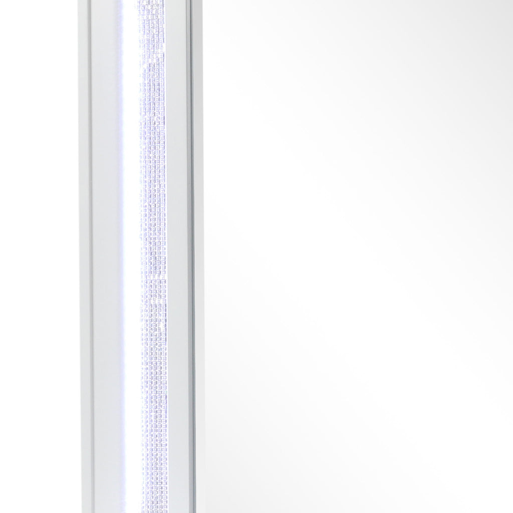 Abigale - Mirror For Dresser Top Made With LED (Includes Only Mirror) - White