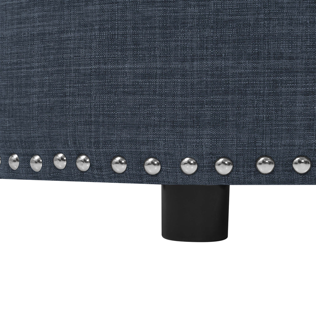 Tufted Storage Ottoman With Upholstery
