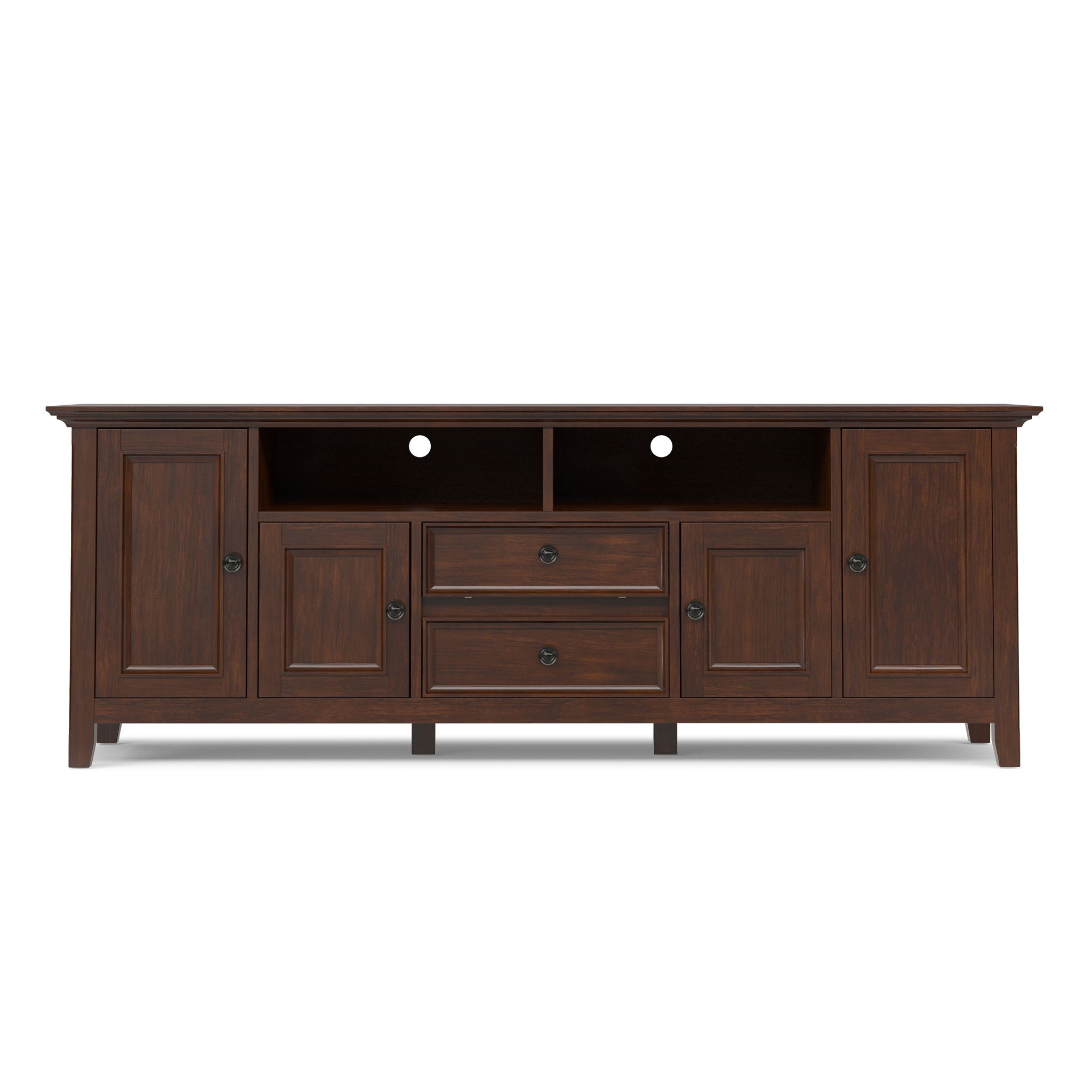 Amherst - TV Stand For TVs Up To 80" - Brown