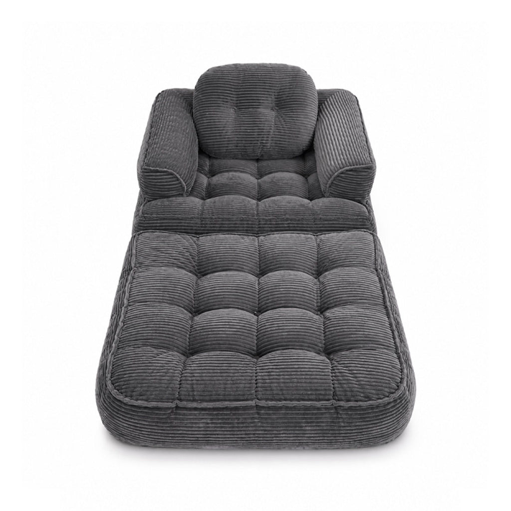 Convertible 2 In 1 Armrest Sofa For Bedroom