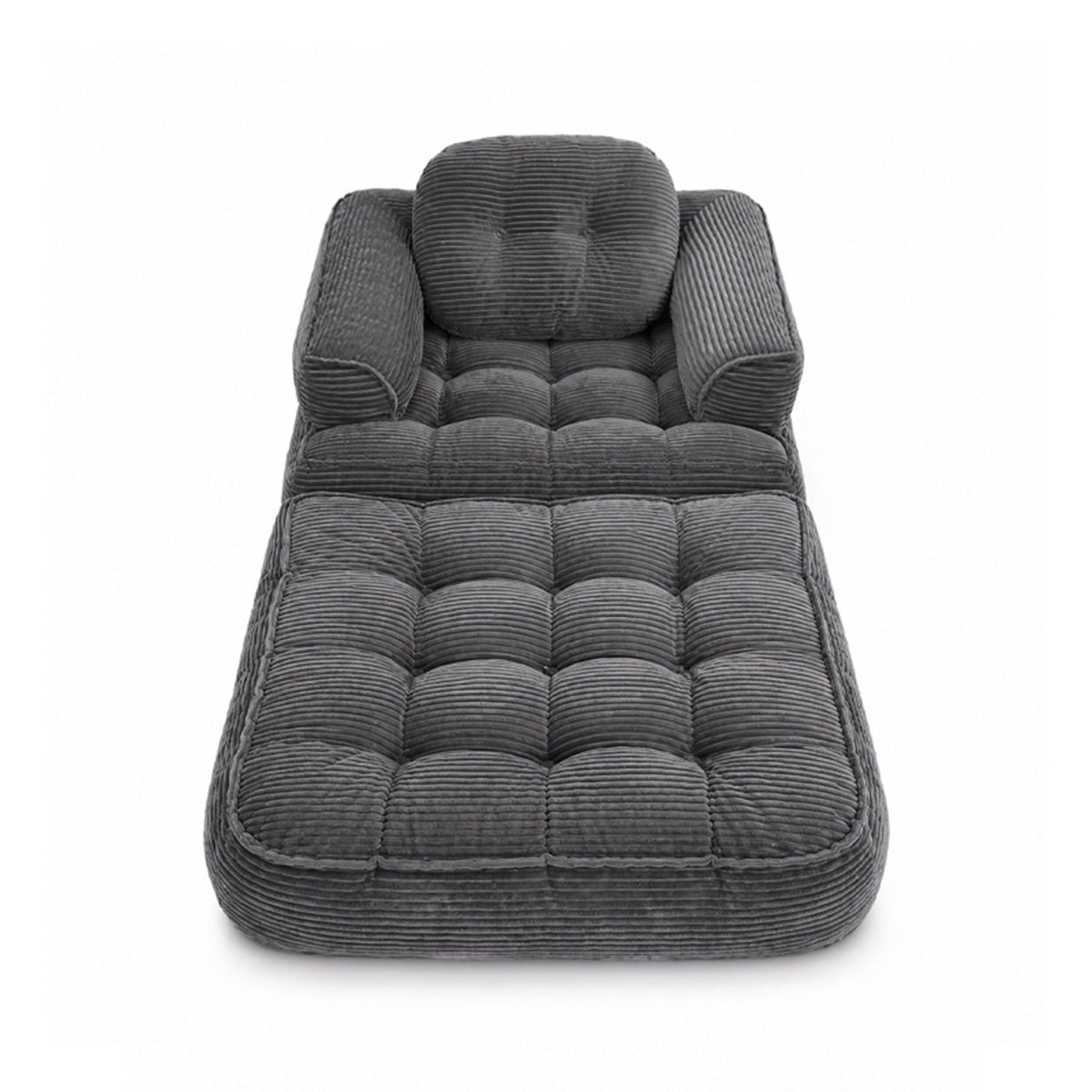 Convertible 2 In 1 Armrest Sofa For Bedroom