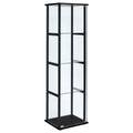Serena - 4 Shelf Curio Cabinet - Black